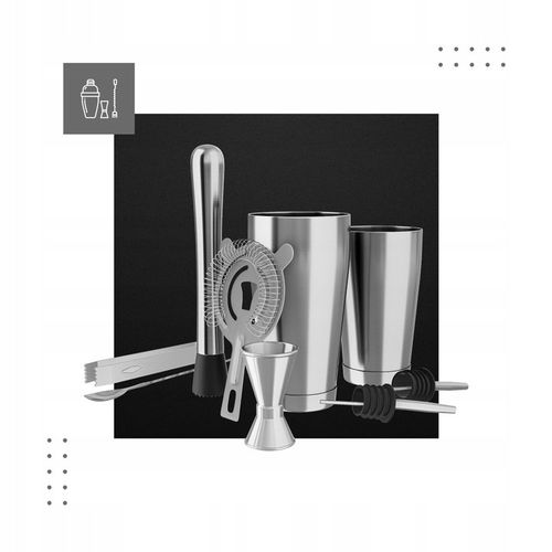 Zestaw barmański do drinków SHAKER Mark Adler Shake 3.0 STAL NIERDZEWNA na Arena.pl