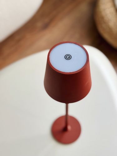 lampa led stołowa 38,5 cm bezprzewodowa 3 tryby dotykowa lampka nocna usb-c na Arena.pl