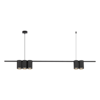 Lampa wisząca (listwa) Genesis Czarny 5xGU10