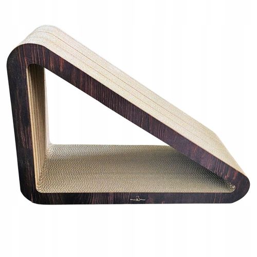 Drapak dla kota Trójkąt XXL | brązowy | 77x69x47x30 cm | Mruu&Pruu na Arena.pl