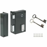 Zamknięcie Yale Khaki Stal Prostokątny Drzwi Pionowy