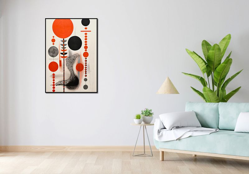 Plakat 70x100cm Kontrastowy Kosmos zdjęcie 4
