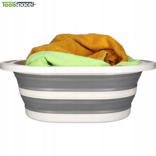 MISKA SKŁADANA SILIKONOWA 12L DO ZLEWU NA KEMPING TURYSTYCZNA na Arena.pl