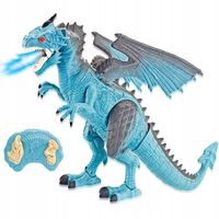 WIELKI DINOZAUR STEROWANY PILOTEM SMOK ZIEJACY OGNIEM CHODZI ZIONIE RYCZY