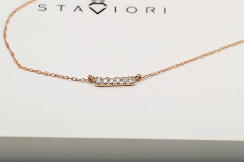 Złoty naszyjnik NRD5900 - Diament na Arena.pl