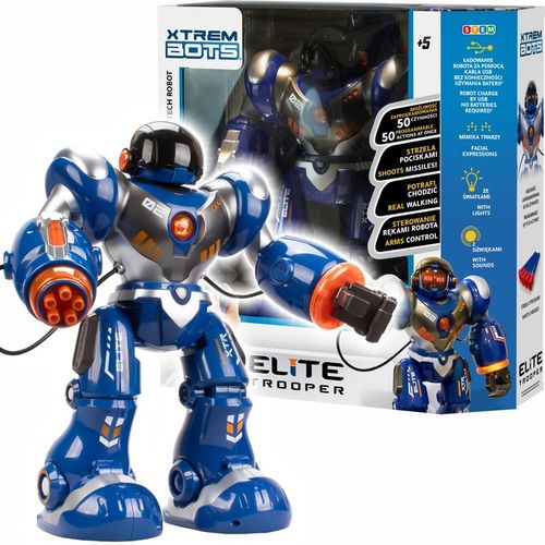 TmToys XTREM BOTS ELITE TROOPER Robot do nauki programowania Z AKUMULATOREM na Arena.pl