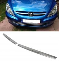 PEUGEOT 307 SW HB LISTWY NA GRILL CHROM Chromowane
