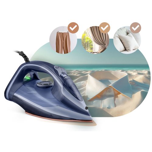 Żelazko parowe 3000W Berdsen BD-330 ceramiczna powłoka praca w pionie na Arena.pl