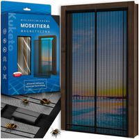 MOSKITIERA MAGNETYCZNA na DRZWI OKNO BALKONOWE WYMIAR 80/90/100 x