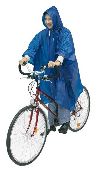 Rowerowe poncho UPOMOINKARNIA KEEP DRY Niebieski zdjęcie 2