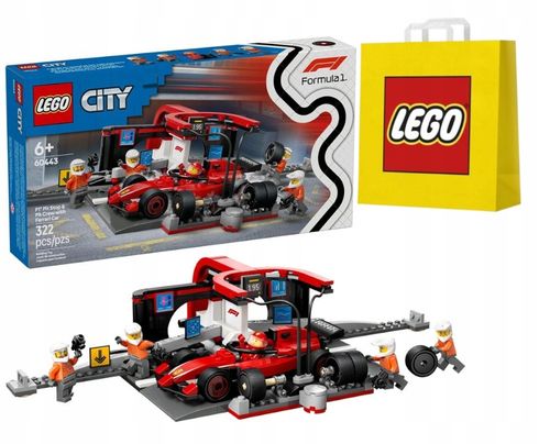 LEGO City 60443 Pit-Stop z Ferrari na Arena.pl