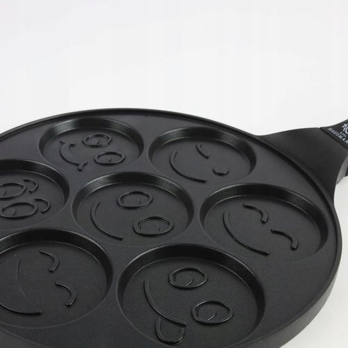 PATELNIA DO NALEŚNIKÓW PLACKÓW PANCAKES JAJEK HAMBURGERÓW ZE WZORAMI EMOJI na Arena.pl