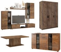 Meblościanka Komoda Szafa Ława zestaw meble do salonu i pokoju Lefkas