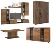 Meblościanka Komoda Szafa Ława zestaw meble do salonu i pokoju Lefkas