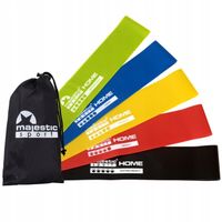 GUMY OPOROWE ZESTAW 5 SZT DO ĆWICZEŃ ROZCIĄGANIA TRENINGU MINI BAND +