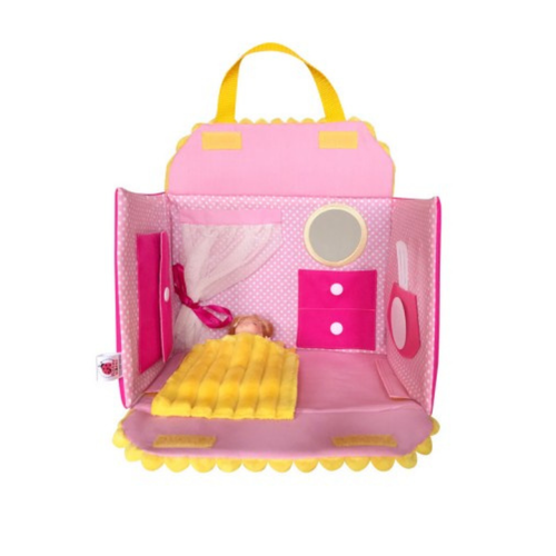 Domek Dla Lalek Gra Edukacyjna Torba Przenośna Miękki Materiał Roter Kafer na Arena.pl