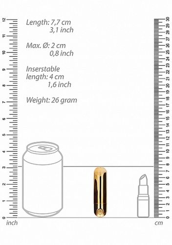 10 Speed Rechargeable Bullet - Gold na Arena.pl