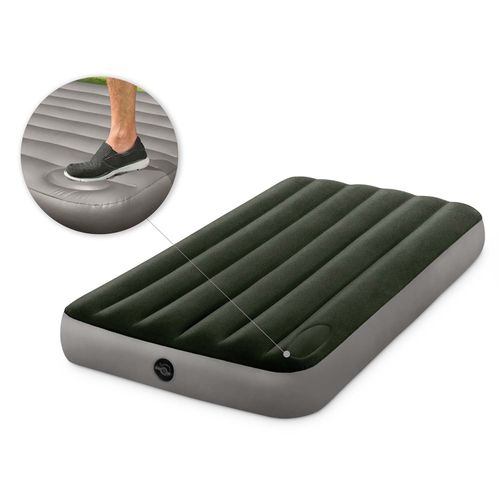 Materac dmuchany 191x99x25 cm z wbudowaną pompką nożną INTEX 64761 na Arena.pl