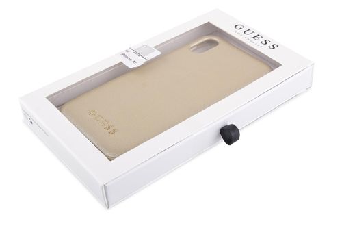 GUESS HARD CASE IRIDESCENT - iPhone XR - GOLD na Arena.pl