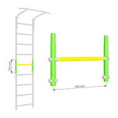 dostawka wydłużająca drabinkę 1 szczebel - jasnozielony