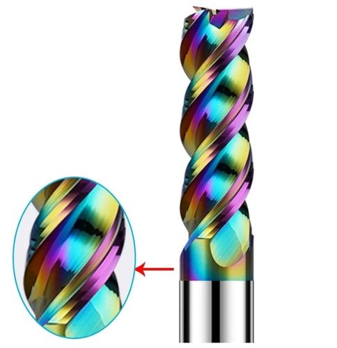 Frez palcowy CNC fi 6 mm x 50 mm HRC 60 DLC widiowy VHM do metalu na Arena.pl