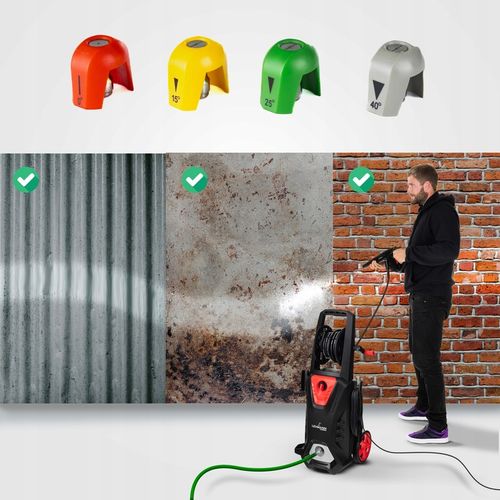 MYJKA CIŚNIENIOWA LEHMANN MOSIĄDZ 3000W INDUKCJA 350bar ZWIJACZ 12M na Arena.pl