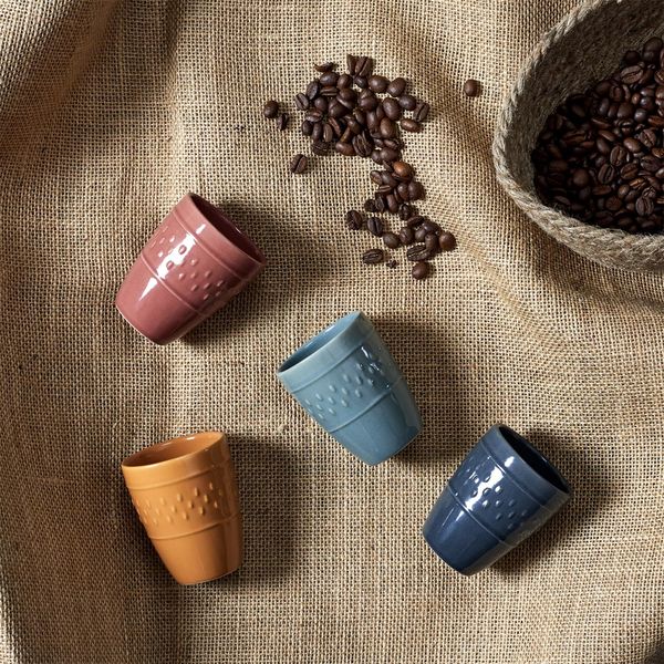Kubek do espresso Queso 100ml szary ciemny zdjęcie 2