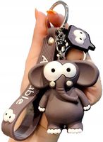 Brelok Do Kluczy Torebki Zawieszka Słonik Słoń