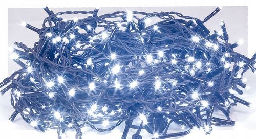 Lampki SOPLE LED 500 GĘSTE ZEWNĘTRZNE + Timer 8H + FLASH zimny biały 15m na Arena.pl