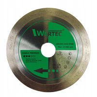 Tarcza tnąca Wertec ciągła Premium 125x22,2 mm