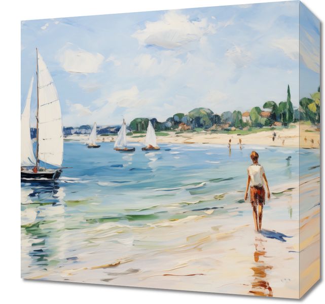 Obraz 40x40cm Życie na Brzegu zdjęcie 1