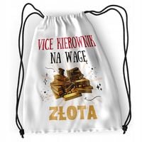 Plecak Sportowy Szkolny Vice Kierownika Worek Z Nadrukiem Ze Zdjęciem