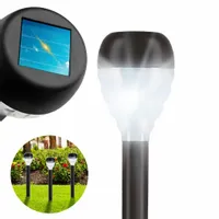 LAMPA SOLARNA Ogrodowa POCHODNIA LED Wbijana Zewnętrzna