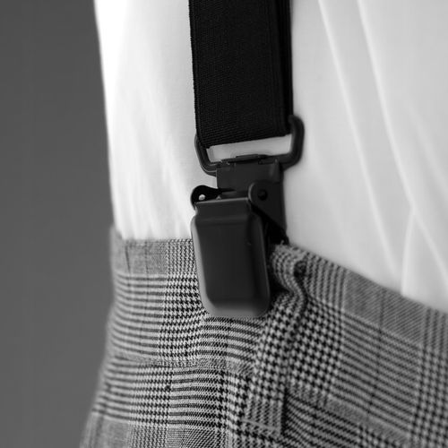 WEISNER X Black | ELEGANCKIE SZEROKIE SZELKI DO SPODNI GARNITURU NA na Arena.pl