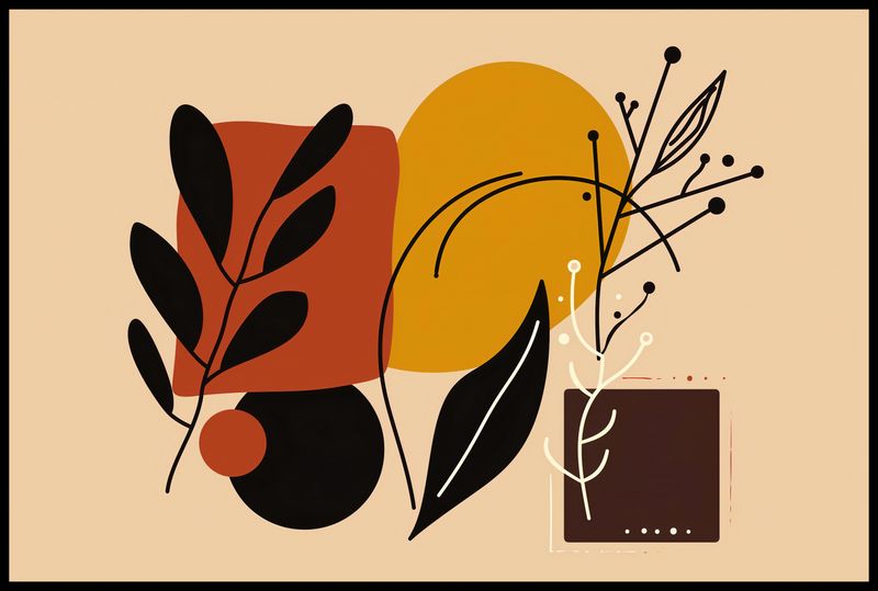 Plakat 91,5x61cm Ciepłe Kontury zdjęcie 2
