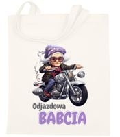TORBA BAWEŁNIANA PREMIUM NA ZAKUPY Z NADRUKIEM PREZENT DZIEŃ BABCI