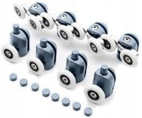 ROLKI DO KABINY PRYSZNICOWEJ KÓŁKA KOMPLET ROLEK ROLKA KABIN PRYSZNICOWYCH