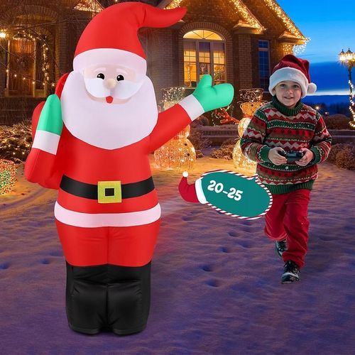 ŚWIĄTECZNY NADMUCHIWANY MIKOŁAJ 110CM Z MUZYKĄ I PILOTEM 2.4GHZ na Arena.pl
