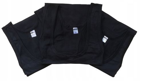 PODKOSZULKA KOSZULKA MĘSKA 100% BAWEŁNA GŁADKA OKRĄGŁY ZESTAW 6-SZT - 3XL na Arena.pl