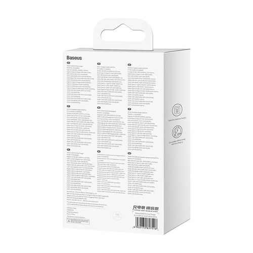 ładowarka sieciowa baseus gan5 pro 2xusb-c + usb, 65w (biała) na Arena.pl