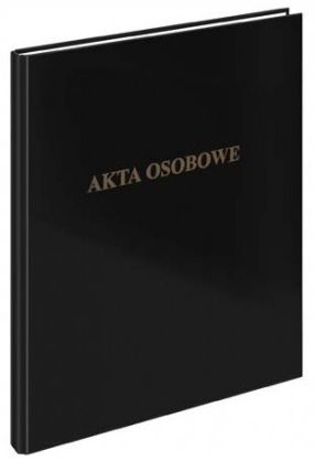 Segregator A4/2/2 Akta Osobowe Czarny 0024 zdjęcie 5