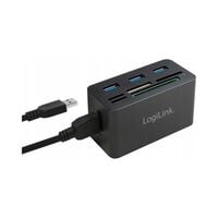Hub USB LogiLink CR0042 USB3.0 z czytnikiem kart pamięci