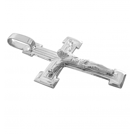 SREBRNY KRZYŻ Z UKRZYŻOWANYM JEZUSEM SREBRO PRÓBY 925 na Arena.pl