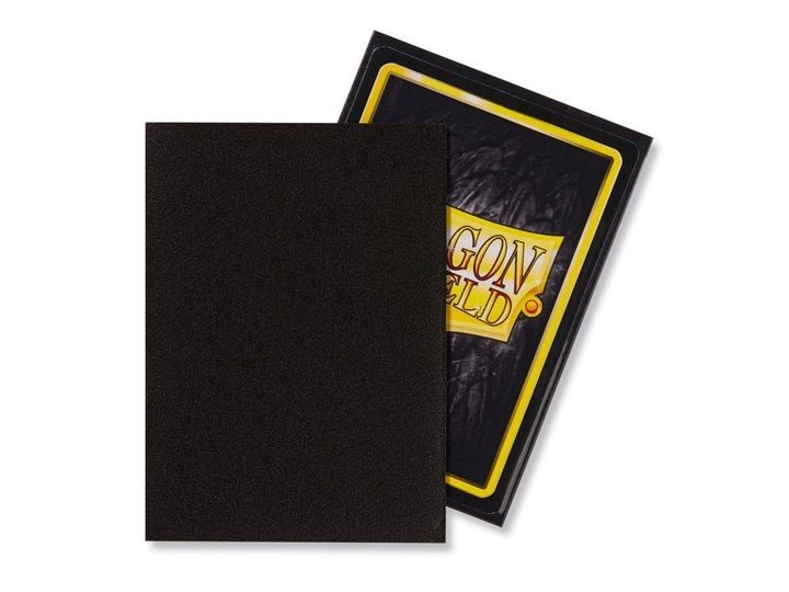 Koszulki na karty Dragon Shield Czarne Black Matte zdjęcie 2