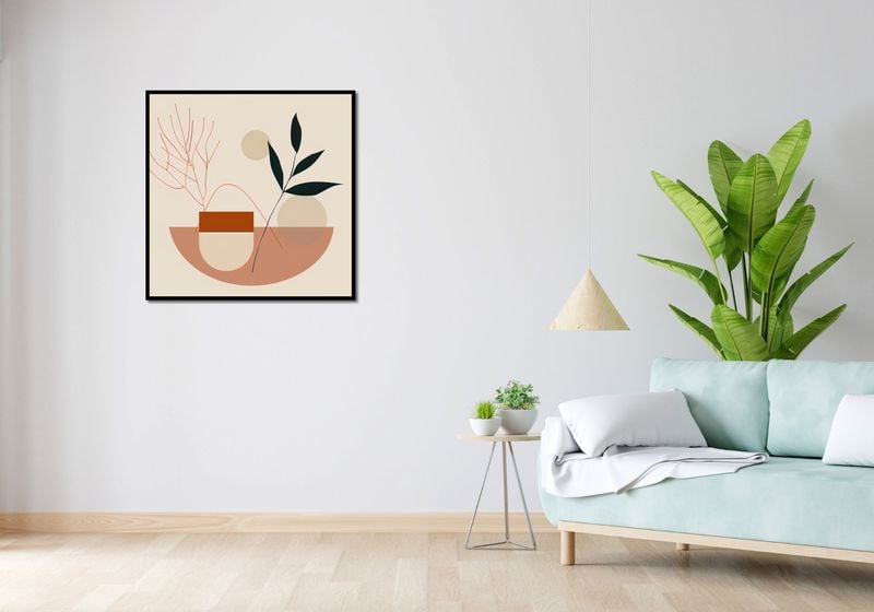 Plakat 80x80cm Botaniczna Przymiarka zdjęcie 4