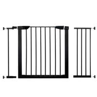 Bramka zabezpieczająca bramka rozporowa 75-117cm czarna