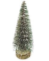 CHOINKA SZTUCZNA NA PNIU z brokatem 15 cm KOLORY