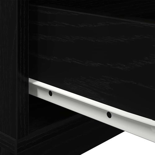 Szafka nocna z szufladą Czarny dąb 70 x 36 x 40.5 cm na Arena.pl