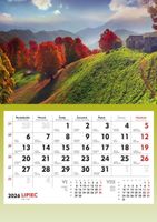 KALENDARZ ŚCIENNY JEDNODZIELNY 2026 GÓRSKIE WIDOKI T-107S-4 MICHALCZYK