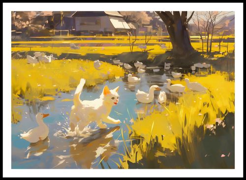 Plakat 84,1x59,4cm Słońce na Wsi na Arena.pl